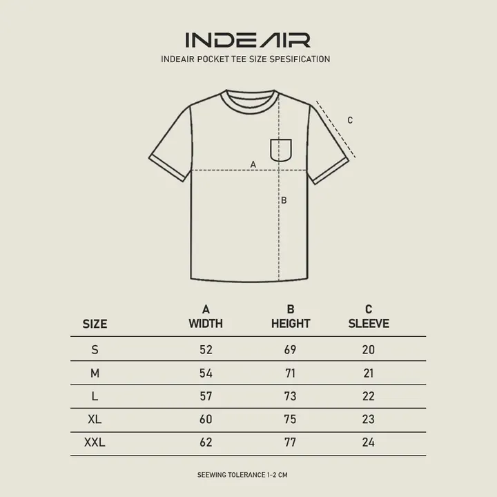 Indeair Pocket Tee | Navy